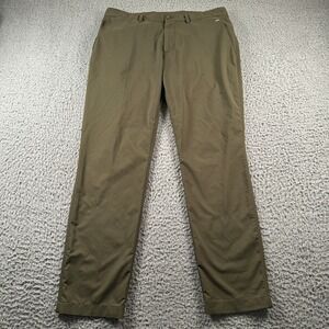 J.Lindeberg Pants Mens 33x30 Elof Golf Pant‎ Olive Stretch Performance Recycled